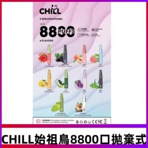 CHILL始祖鳥電子煙鴨嘴獸拋棄式8800口 一次性8ml大容量煙油