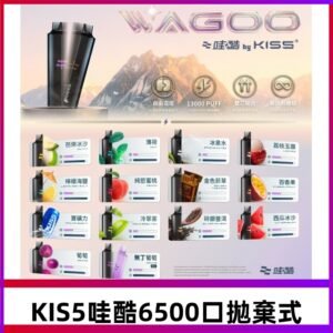 Kis5電子煙 Kiss拋棄式哇酷|WAGOO6500口一次性電子煙